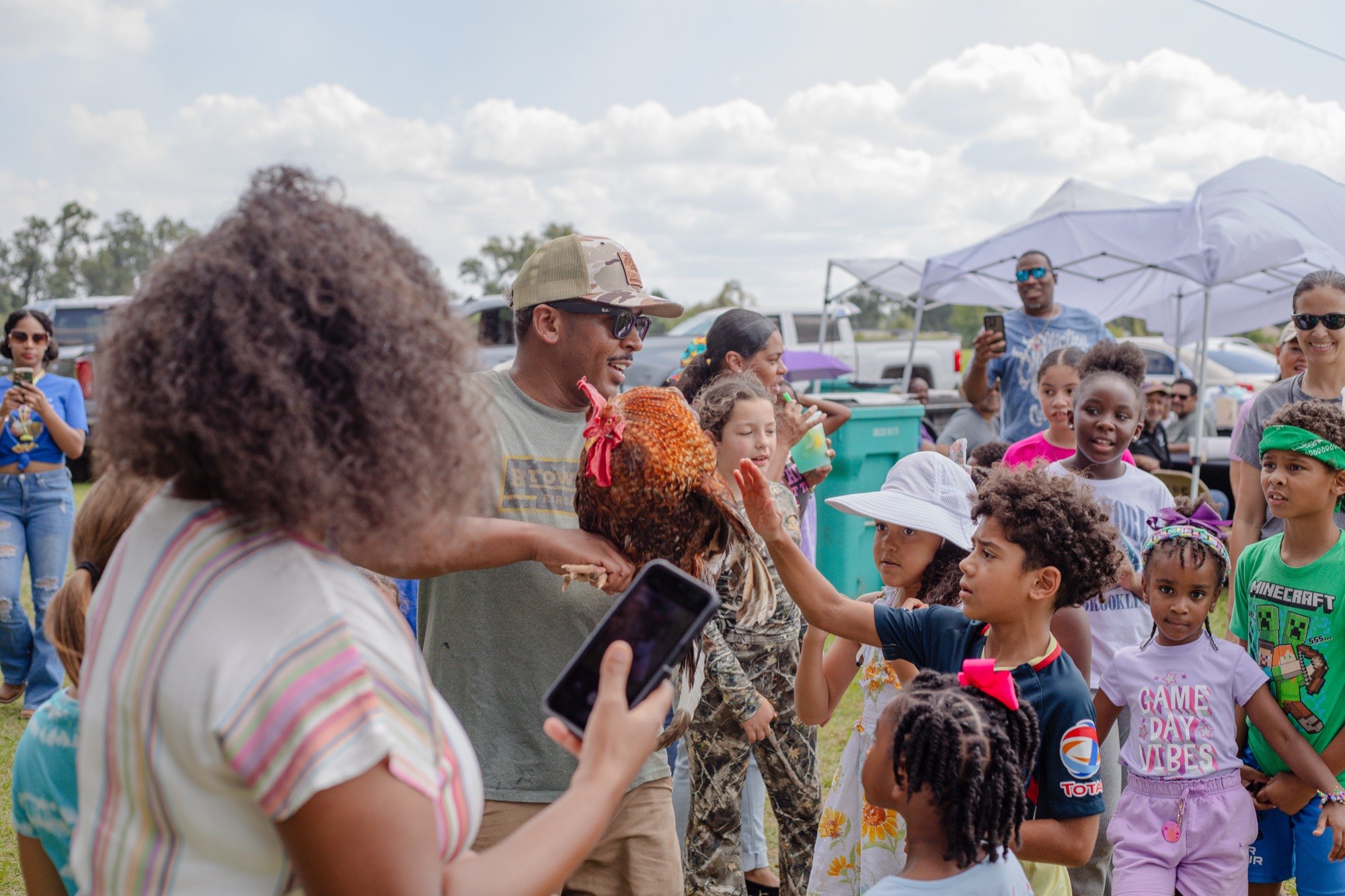 Kids at Creole Culture Day in Grand Coteau